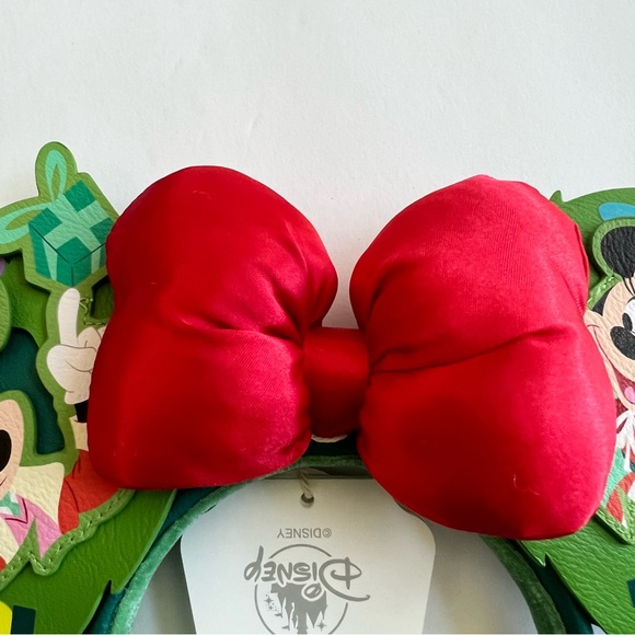 NWT Disney Loungefly 2023 Christmas Holiday Mickey Minnie Ears - Picture 2 of 11